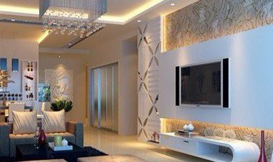 2012電視背景墻裝修效果圖大全 室內裝飾工程的重要環節